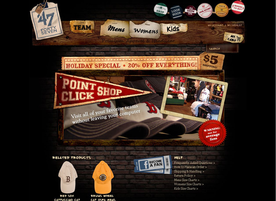 50 Beautiful E-Commerce Website Designs 5 E-Commerce