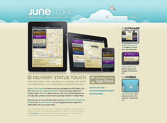 40 Beautiful and Creative iPad Application Websites 12 40 Beautiful and Creative iPad Application Websites 12