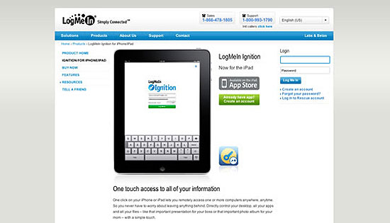 40 Beautiful and Creative iPad Application Websites 19 40 Beautiful and Creative iPad Application Websites 19