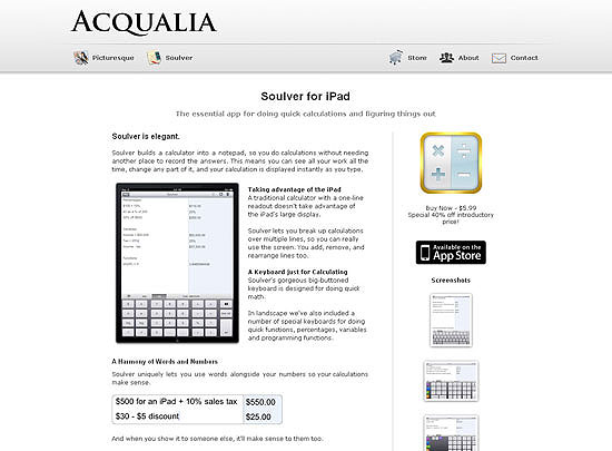 40 Beautiful and Creative iPad Application Websites 20 40 Beautiful and Creative iPad Application Websites 20