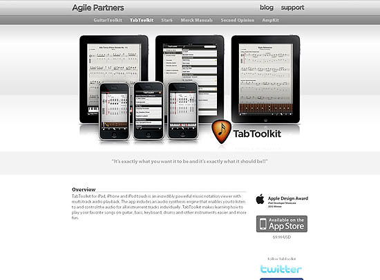 40 Beautiful and Creative iPad Application Websites 21 40 Beautiful and Creative iPad Application Websites 21