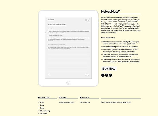 40 Beautiful and Creative iPad Application Websites 23 40 Beautiful and Creative iPad Application Websites 23