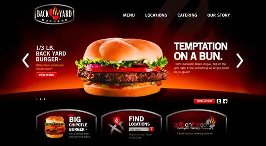 Showcase of Beautiful Restaurant Websites 10 Showcase of Beautiful Restaurant Websites 10