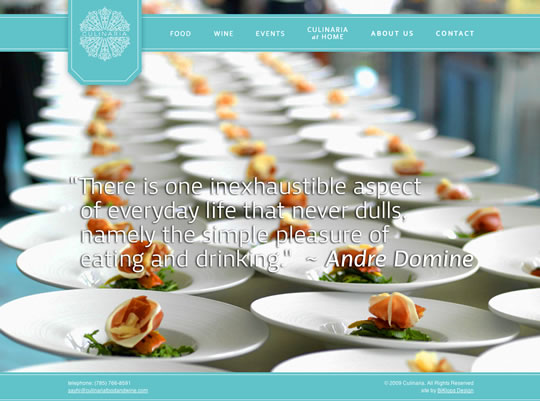 Showcase of Beautiful Restaurant Websites 14 Showcase of Beautiful Restaurant Websites 14
