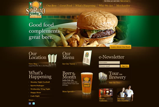 Showcase of Beautiful Restaurant Websites 16 Showcase of Beautiful Restaurant Websites 16