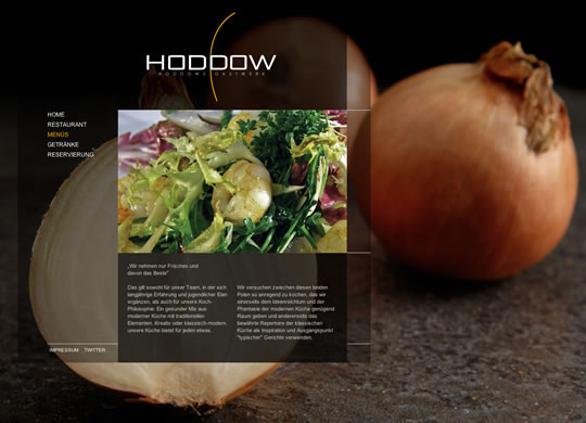 Showcase of Beautiful Restaurant Websites 22 Showcase of Beautiful Restaurant Websites 22