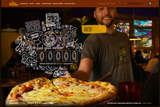 Showcase of Beautiful Restaurant Websites 23 Showcase of Beautiful Restaurant Websites 23