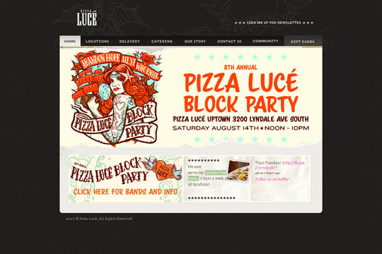 Showcase of Beautiful Restaurant Websites 30 Showcase of Beautiful Restaurant Websites 30