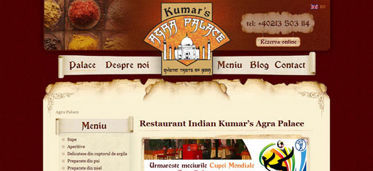 Showcase of Beautiful Restaurant Websites 32 Showcase of Beautiful Restaurant Websites 32