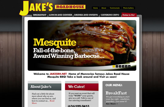 Showcase of Beautiful Restaurant Websites 5 Showcase of Beautiful Restaurant Websites 5