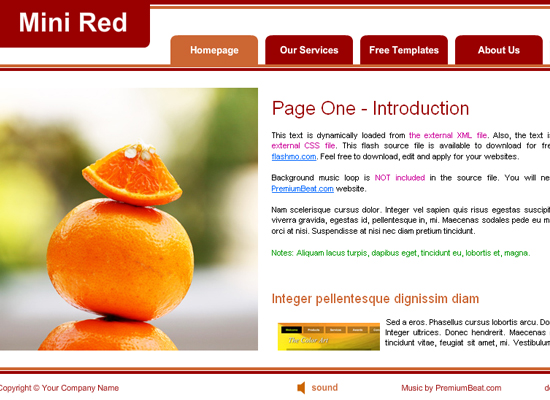 20 Free Flash Templates With Source File 7 20 Free Flash Templates With Source File 7