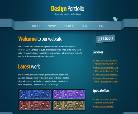 20 Most Useful Photoshop Tutorial to Create High Quality Web Design Layout 6 20 Most Useful Photoshop Tutorial to Create High Quality Web Design Layout 6