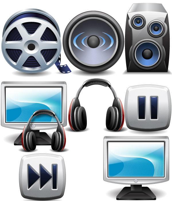 Useful Free Multimedia Web Icons for Designers 1 Useful Free Multimedia Web Icons for Designers 1