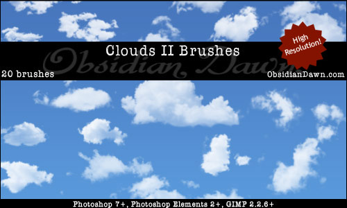20 Free Useful Water and Cloud Brushes resource for Photoshop Users 16 20 Free Useful Water and Cloud Brushes resource for Photoshop Users 16