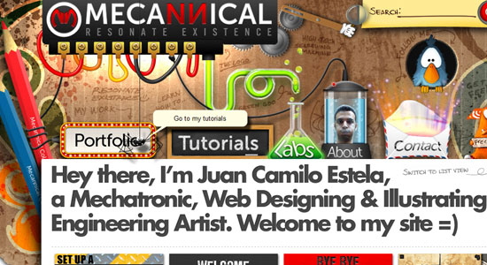 20 Creative Design of Freelance Portfolio 5 20 Creative Design of Freelance Portfolio 5