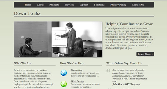 10 Amazing Free HTML5 and CSS3 Template 6 10 Amazing Free HTML5 and CSS3 Template 6