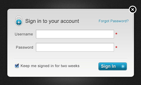 15 Creative Free Login Form with PSD