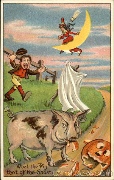 20 Amazing Halloween Postcard Design