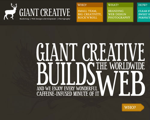 20 Excellent Examples of using Typography in Web Design 9 20 Excellent Examples of using Typography in Web Design 9