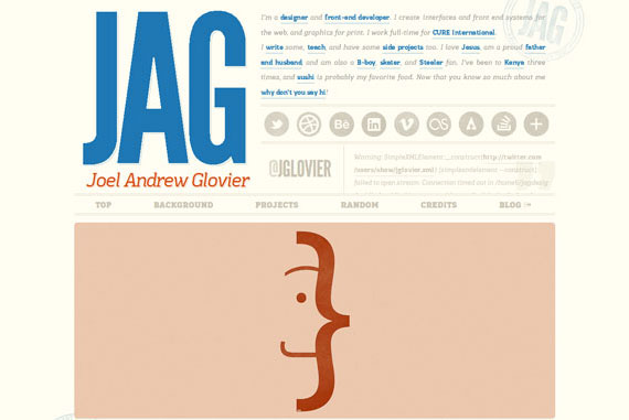 20 Excellent Examples of using Typography in Web Design 18 20 Excellent Examples of using Typography in Web Design 18