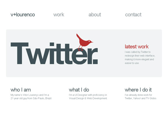 20 Excellent Examples of using Typography in Web Design 8 20 Excellent Examples of using Typography in Web Design 8
