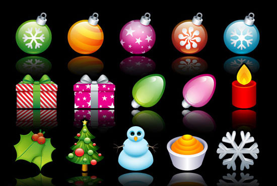 15 Excellent Free Christmas Icon Set for Designers