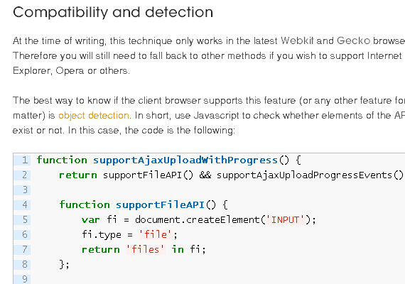 HTML5 File Uploading Tutorials for Designers and Developers 6
