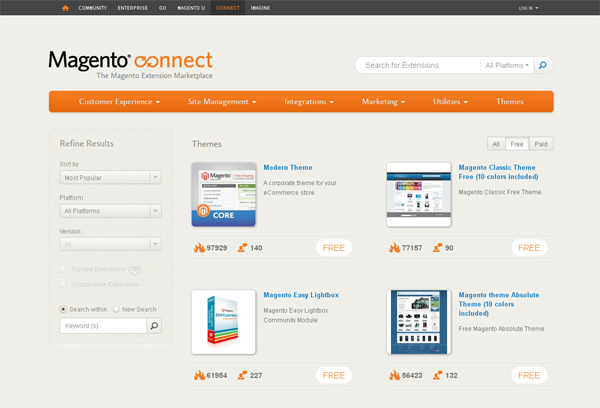 Websites to Download Free Magento Templates