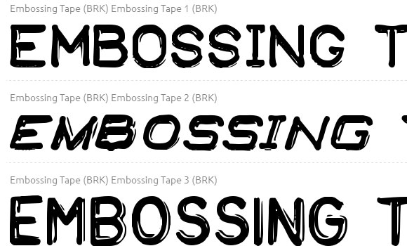 Beautiful Collection of Creative Embossed Font for Free 2 Beautiful Collection of Creative Embossed Font for Free 2