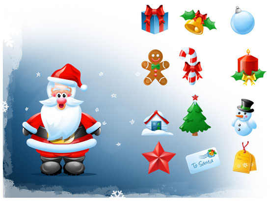 10 Beautiful Set of Christmas Icons for Web Designers 1 10 Beautiful Set of Christmas Icons for Web Designers 1