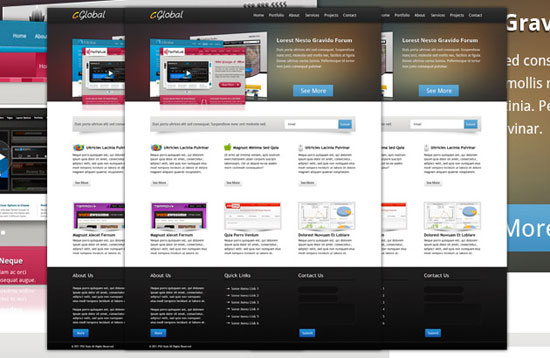 30 Fresh PSD Website Templates for Free Download