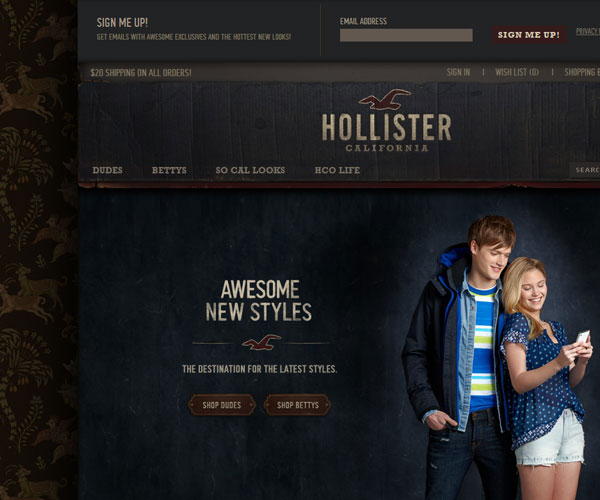 20 Magnificent Examples of Texture Usage in Web Design 6 20 Magnificent Examples of Texture Usage in Web Design 6