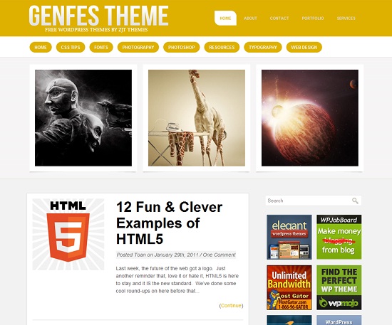 25 Free High Quality WordPress Themes 9 25 Free High Quality WordPress Themes 9