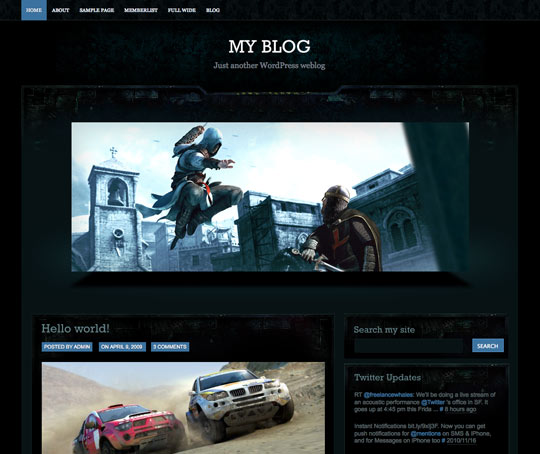 25 Free High Quality WordPress Themes 21 25 Free High Quality WordPress Themes 21