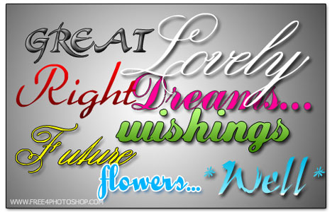 Useful Free Fonts for Photoshop Users 1 Useful Free Fonts for Photoshop Users 1