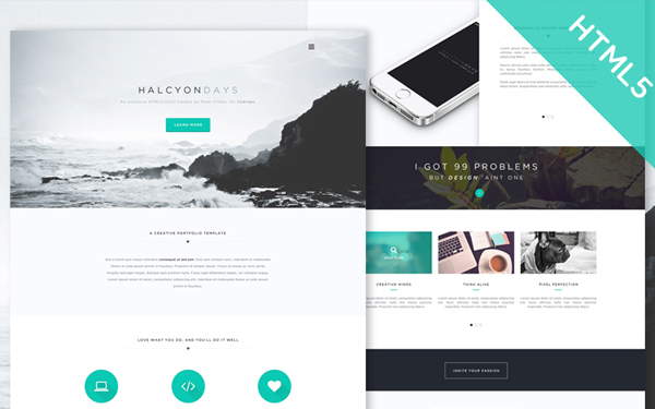 10 Fresh Free HTML/PSD Website Templates