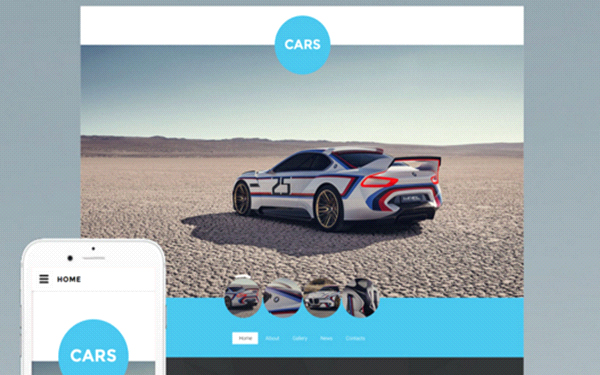 Car Club Website Template