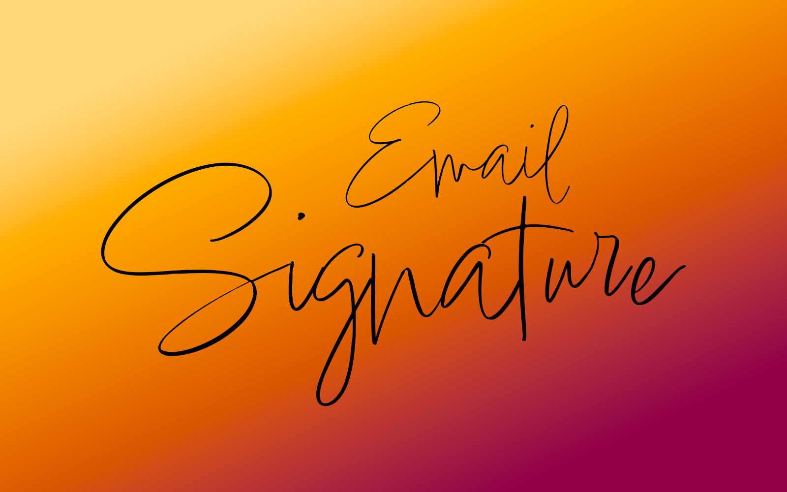 How to Create an Impressive Email Signature with Free Generator Tool